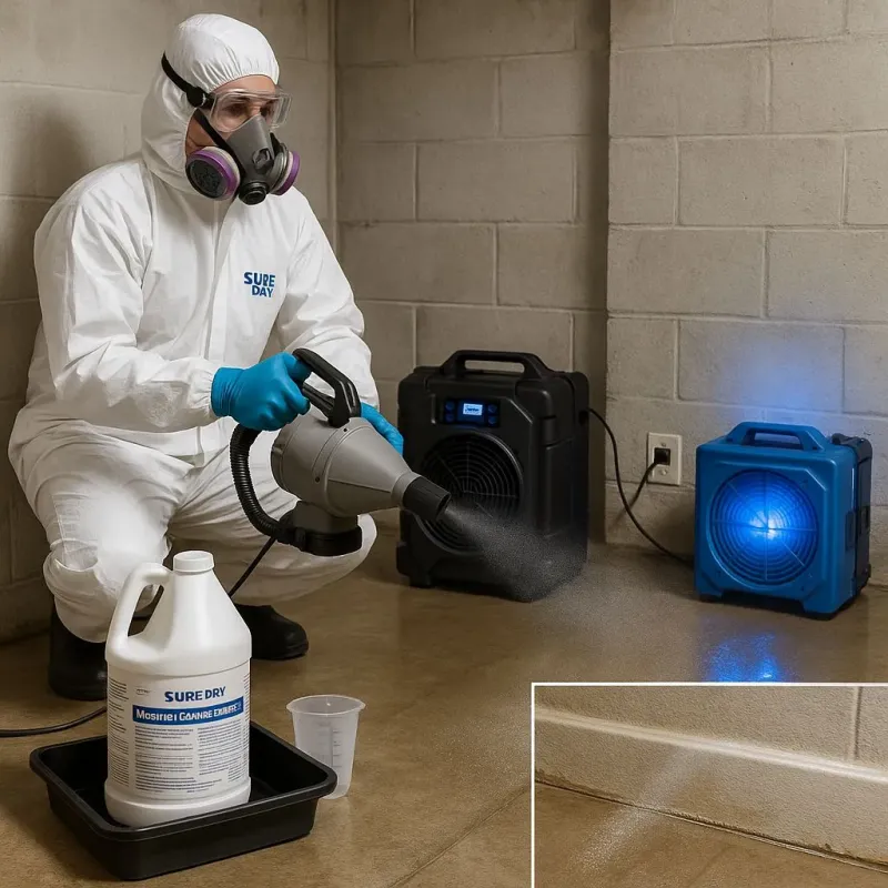 Sanitization and Odor Removal process in Belleview, FL